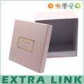 Guangzhou Suppliers Custom Logo Square Shape Pink Floras Paperboard Packaging Box